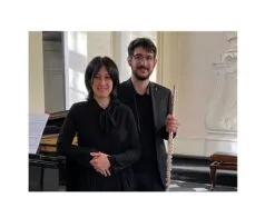 Duo Cagno in concerto ad Acqui Terme Duo Cagno-Emanuela al pianoforte e Matteo al flauto